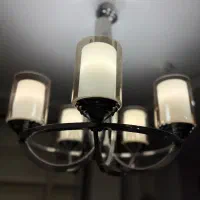 لوستر ۵ شاخه|لوستر و چراغ آویز|مشهد, تربیت (صدف)|دیوار