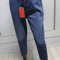 شلوار جین مام استایل آبی تیره