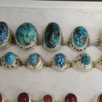 سلام دوستان عزیز انگشتر های فیروزه نیشابور اصل