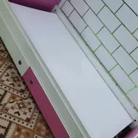تخت نوجوان سفید صورتی|تخت و سرویس خواب|بندر ماهشهر, |دیوار