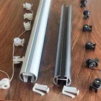 چوب پرده مینیمال آلومینیوم ، پانچ ، میل پرده