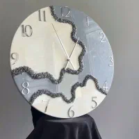 ساعت دیواری طوسی رنگ|ساعت دیواری و تزئینی|کرج, عظیمیه|دیوار