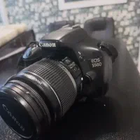 دوربین عکاسی کنون 550D کم کار لتز۵۵-۱۸