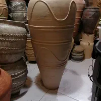 کوزه خمره گلدان سفالی و خام پتینه کد 2|صنایع دستی و سایر لوازم تزئینی|کرج, ساسانی (قلمستان)|دیوار