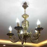 لوستر برنزی|لوستر و چراغ آویز|اصفهان, ملک|دیوار