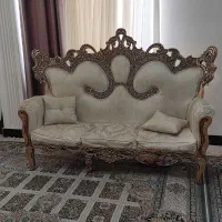 مبل سلطنتی 5نفره|مبلمان خانگی و میز عسلی|لاهیجان, بازکیاگوراب|دیوار