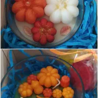 شمع پاییزی و گیفت شب یلدا کدو بلوط بابونه|صنایع دستی و سایر لوازم تزئینی|ساری, |دیوار