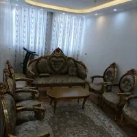 مبل استیل ۹نفره مدل فرهی چوب گردو