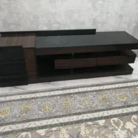 میز تلویزیون دوکشو ویک کمد