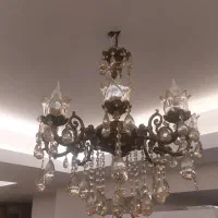 لوستر ۸ شاخه برنجی