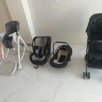 کالسکه، کریر، صندلی ماشین و صندلی غذا بچه