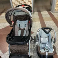 کالسکه کودک و کریر برند baby trand آمریکایی