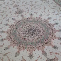 فرش ۱۲متری زمینه کرم جفت