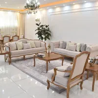 مبل فرانسوی  کلاسیک رنگ روشن کد46|مبلمان خانگی و میز عسلی|چهاردانگه (تهران), |دیوار
