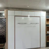 فروش تخت و خواب تاشو همراه با کمدو تشک