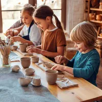 آموزش خلاقیت سفالگری  کودکان