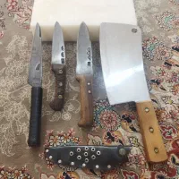 چاقوسلاخی ساطوراستیل تخته گوشت تیغه فولاد