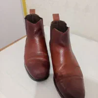 نیم بوت مردانه چرم طبیعی