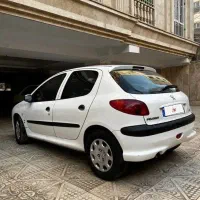 پژو ۲۰۶ سفید تیپ ۵ مدل ۹۶