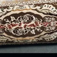 پشتی کرم و قهوه ای