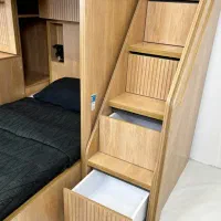 تخت خواب دوطبقه مدل قصر کوچک|تخت و سرویس خواب|تبریز, |دیوار