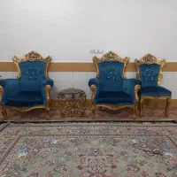 مبل سلطنتی ۹ نفره|مبلمان خانگی و میز عسلی|قم, علی آباد سعدگان|دیوار