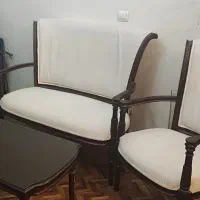 نشیمن هشت نفر و ناهارخوری هشت نفره چوب راش|مبلمان خانگی و میز عسلی|تهران, آذربایجان|دیوار