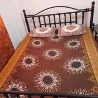 تخت دونفره فلزی|تخت و سرویس خواب|لنگرود, |دیوار