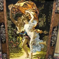 تابلو آدم و هوا دستبافت|تابلو فرش|تهران, خانی آباد نو شمالی|دیوار