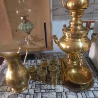 سماورواستکان برنجی