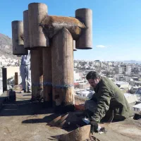 جوشکاری برق کشی لوله کشی نرده منبع و پمپ آب لوستر|خدمات پیشه و مهارت|پرند, فاز ۴|دیوار