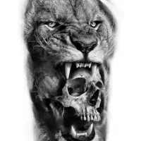 اجرای تتو پرتره /old school/رنگی|خدمات آرایشگری و زیبایی|تهران, دروس|دیوار