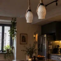 یک جفت لوستر مدرن
