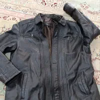 کاپشن چرم اصلی