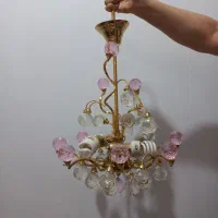 لوستر کریستال آبکاری طلا