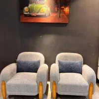 مبل راحتی 7نفره اسکارلت پایه چوبی