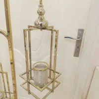 شمعدانی کنار سالنی طلایی|لوستر و چراغ آویز|تهران, افسریه شمالی|دیوار