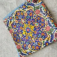 رومیزی سنتی مخمل بسیار زیبا نو