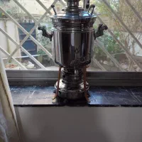 سماور نفتی 20لیتری بزرگ و پایه مخصوص حمل وزن مخزن