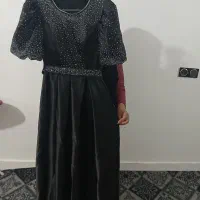 لباس مجلسی  پیراهن شیک با حجاب