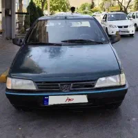 پژو آردی مدل ۱۳۸۴ رنگ یشمی دوبرگ سند کم کار سالم