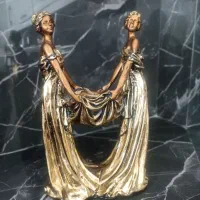 مجسمه  و جاشمعی سالم وتمیز