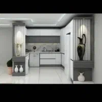 کابینت اجرای کمد دیواری وکابینت اقساط نوپاک چوب جم|مصالح و تجهیزات ساختمان|جم, |دیوار