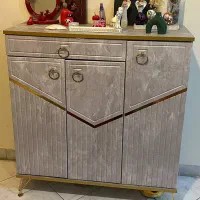جاکفشی مدرن طرح سنگ و طلایی (بسیار تمیز)