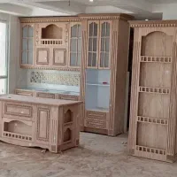 کابینت MDFو کمددیواری ام دی اف  نـصـب درب