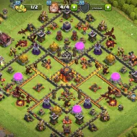 اکانت کلش آف کلنز تان هال ۱۰