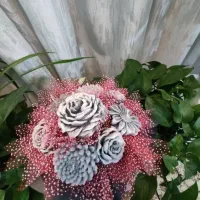 باکس و دسته گل های زیبا شمع دست ساز روز مادر|صنایع دستی و سایر لوازم تزئینی|دوگنبدان, |دیوار