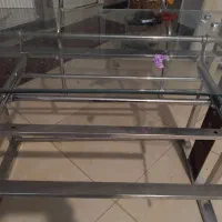 میز کامپیوتر شیشه ای