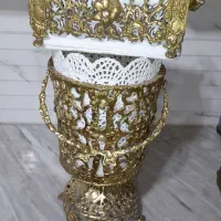 سطل زباله برنج برنز برنجی برنزی باآلیاژ اصل خالص|صنایع دستی و سایر لوازم تزئینی|تهران, شهرک ولیعصر شمالی|دیوار