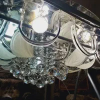 لوستردوعدد باهم|لوستر و چراغ آویز|سمنان, |دیوار